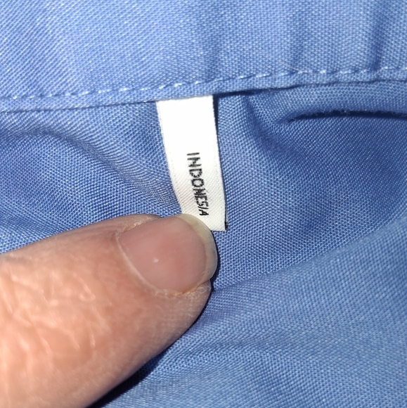 Foxcroft By Appleseed's Wrinkle Free Button Up Shirt Women's Size 10 - Picture 7 of 7